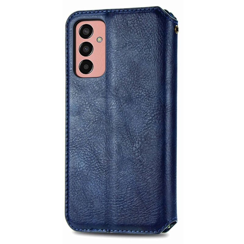 Flipové Puzdro Samsung Galaxy M13 Kožené Puzdro Vzor S Koženým Efektom