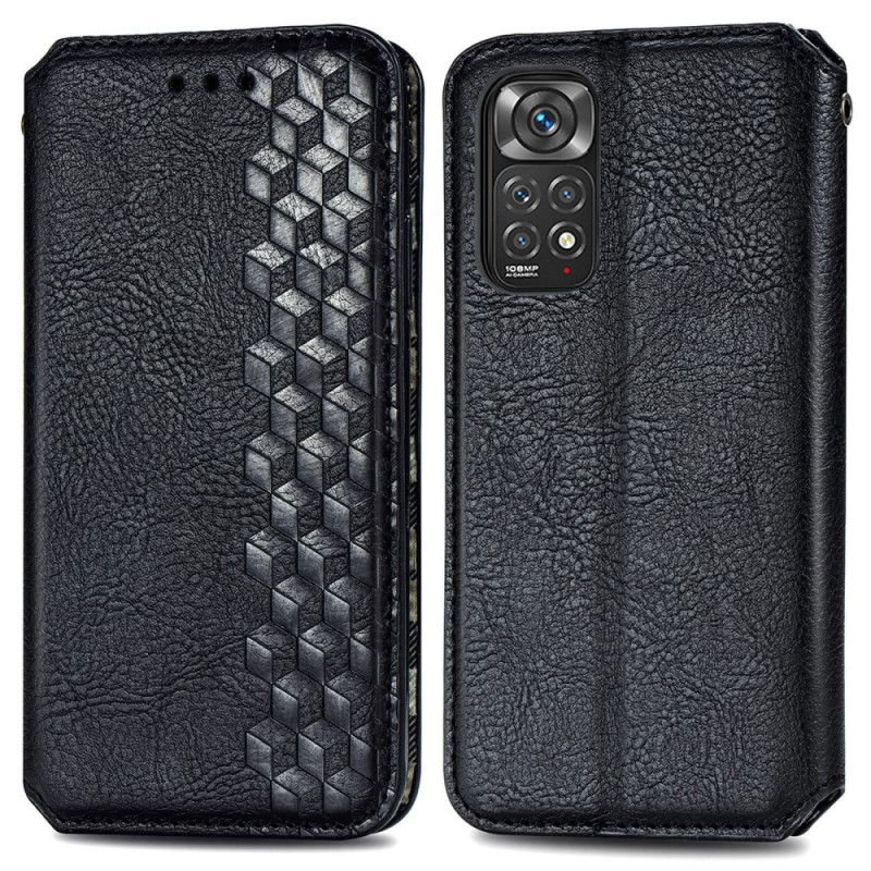 Flipové Puzdro Xiaomi Redmi Note 11 / 11S Kožené Puzdro Textúra Diamantového Efektu Kože