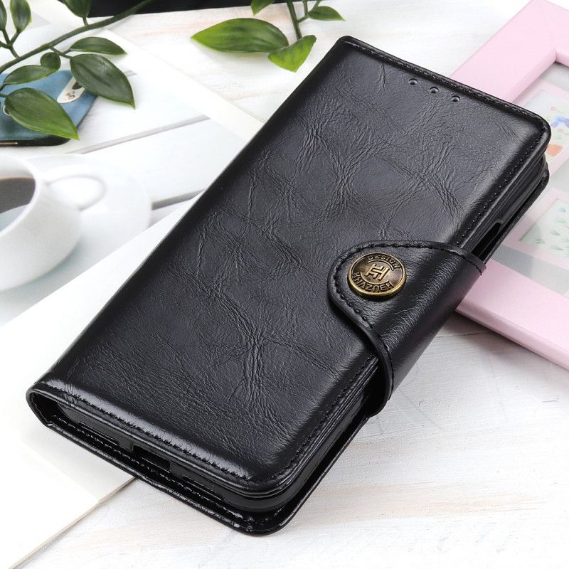 Flipové Puzdro Xiaomi Redmi Note 11 / 11S Lesklý Gombík Z Umelej Kože
