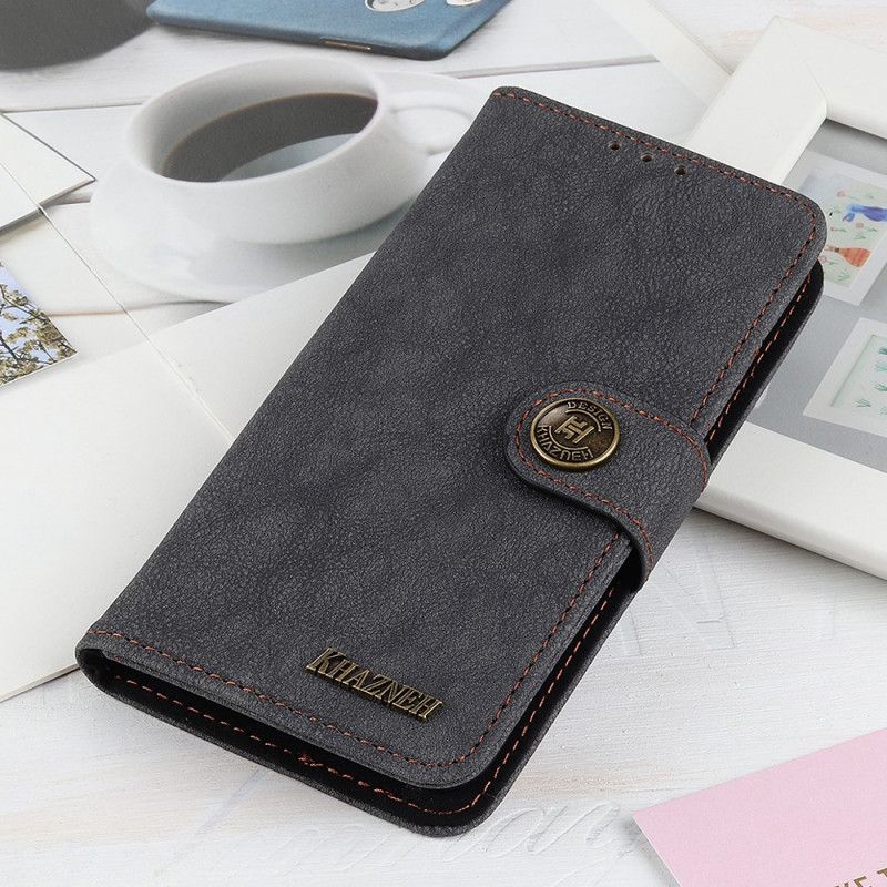 Kožené Puzdro Xiaomi Redmi Note 11 / 11S Khazneh Retro Štiepaná Koža