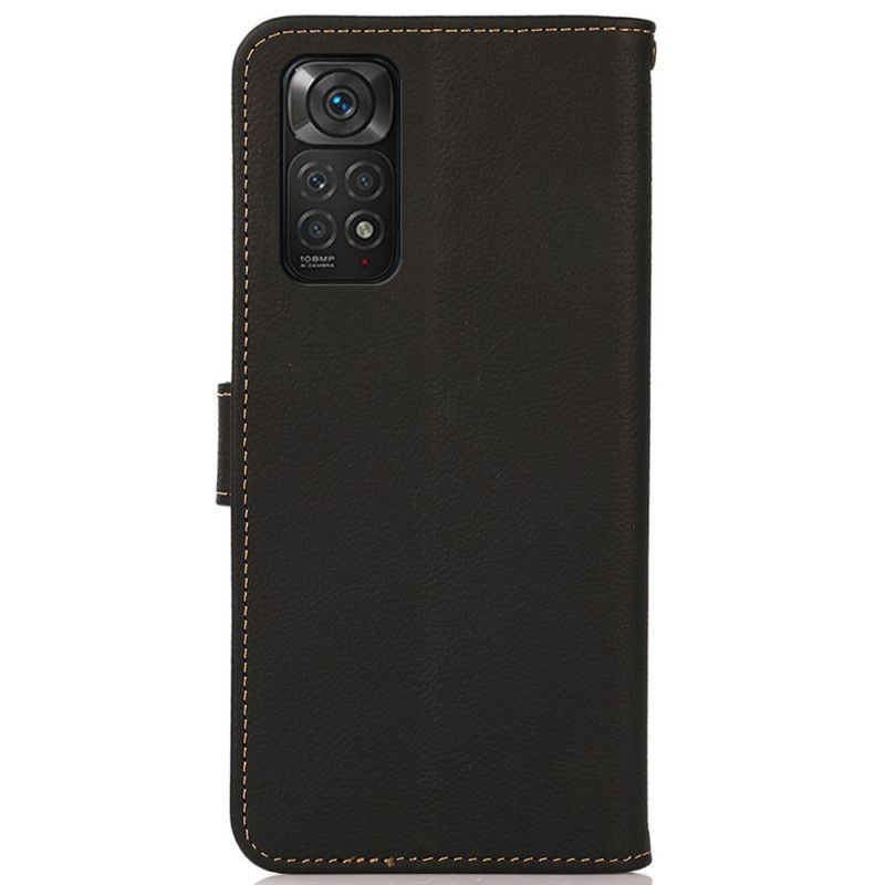 Kožené Puzdro Xiaomi Redmi Note 11 / 11S Khazneh Rfid Pravá Koža