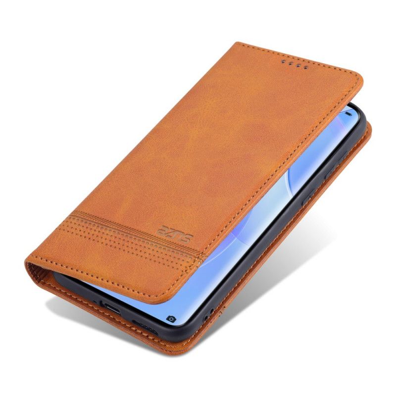 Flipové Puzdro Huawei P50 Pro Kožené Puzdro Kožený Štýl Azns