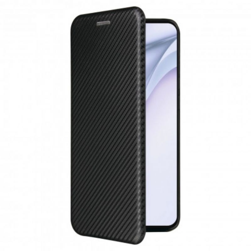 Flipové Puzdro Huawei P50 Pro Kožené Puzdro Uhlíkové Vlákno