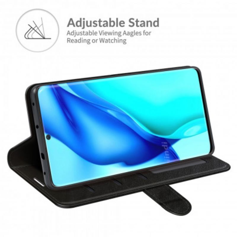 Kožené Puzdro Huawei P50 Pro Štýlový Kožený Dizajn