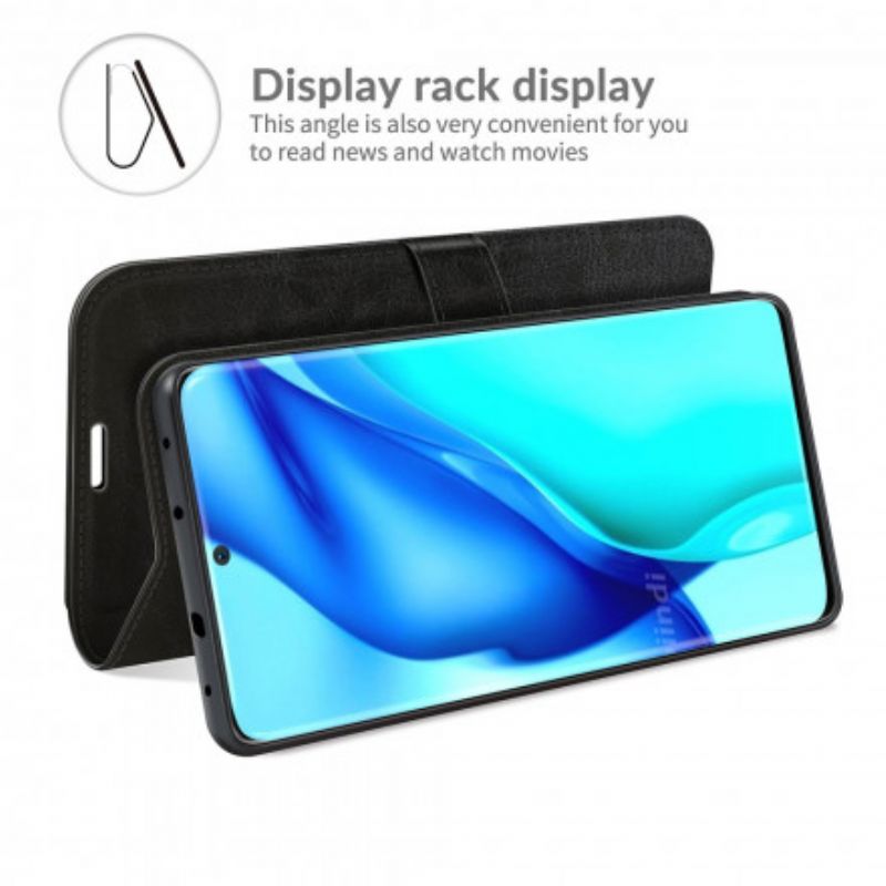 Kožené Puzdro Huawei P50 Pro Štýlový Kožený Dizajn
