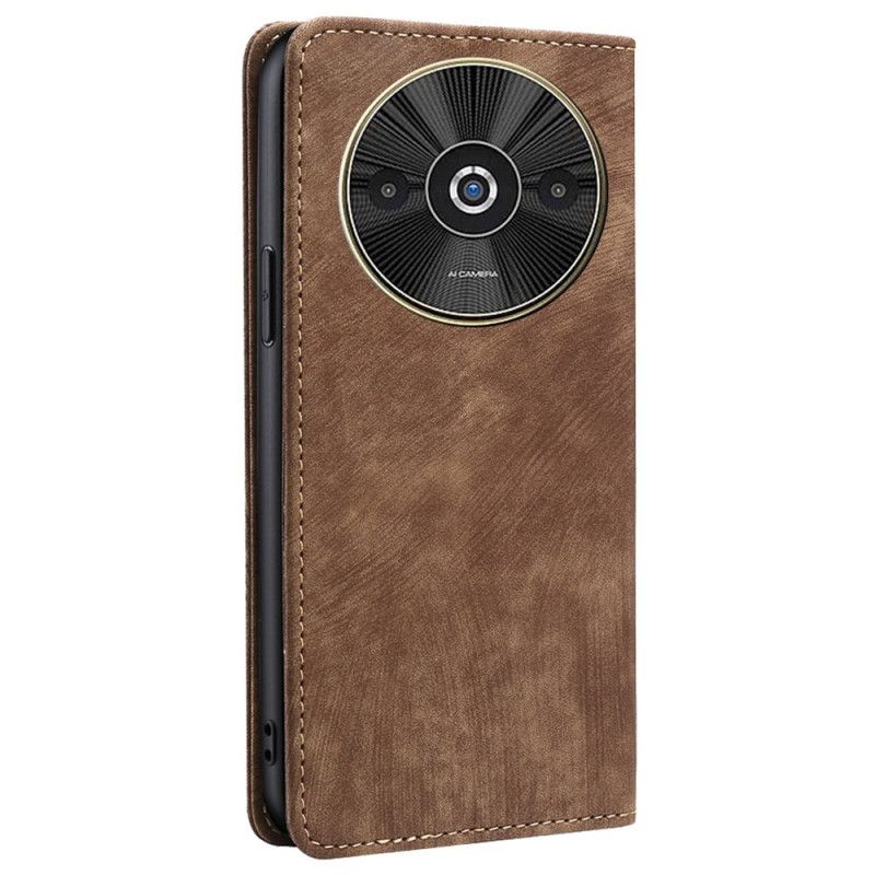 Kožené Puzdro Poco C61 Vintage Peňaženka S Rfid Blokovaním