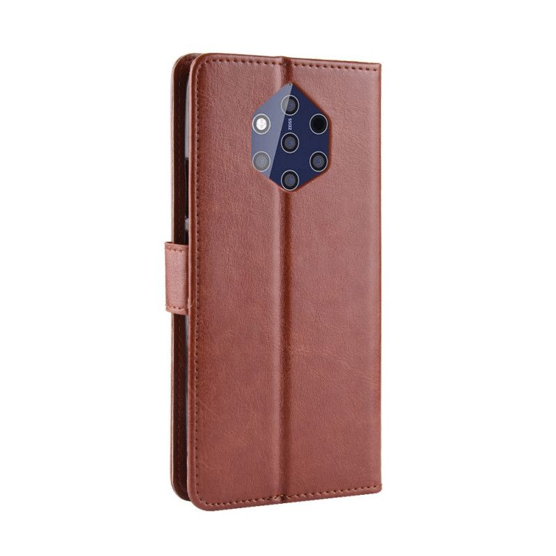 Kožené Puzdro Nokia 9 PureView Krikľavá Umelá Koža