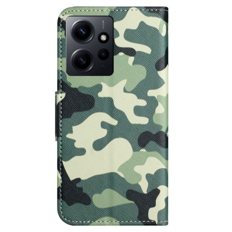 Flipové Puzdro Xiaomi Redmi Note 12 4G Kamufláž