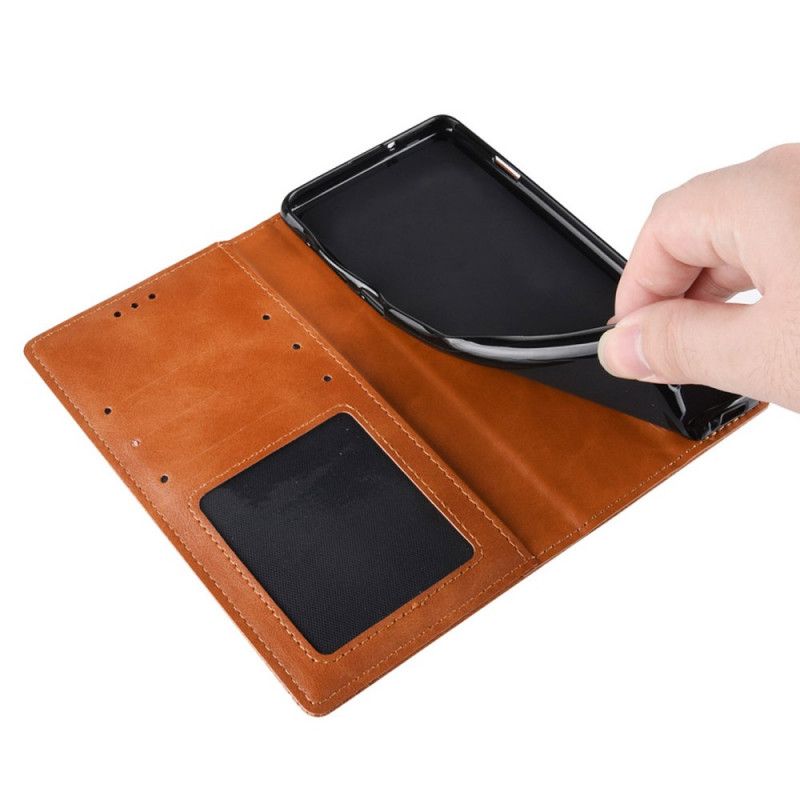 Flipové Puzdro Realme 9i Kožené Puzdro Štylizovaný Efekt Vintage Kože