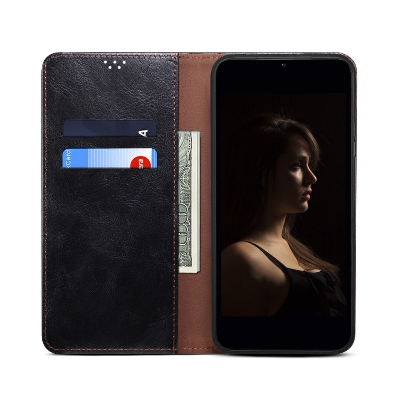 Flipové Puzdro Realme 9i Kožené Puzdro Voskovaná Umelá Koža