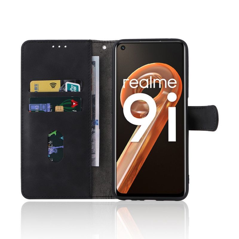 Flipové Puzdro Realme 9i Šnúrka S Mäkkou Pokožkou