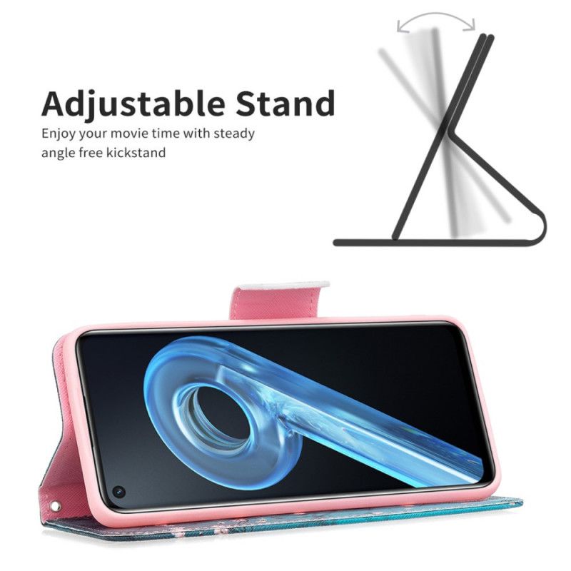 Kožené Puzdro Realme 9i Farebný Strom