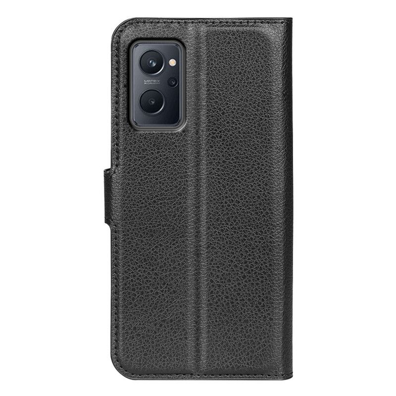 Kožené Puzdro Realme 9i Klasická Magnetická Spona Z Umelej Kože