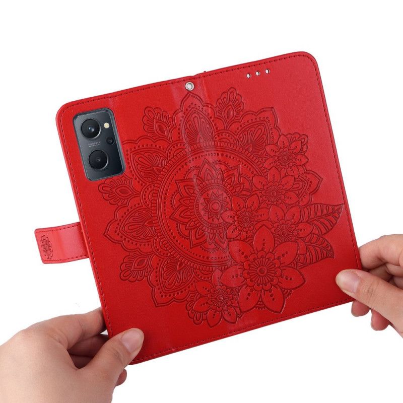 Kožené Puzdro Realme 9i Kvety Mandaly