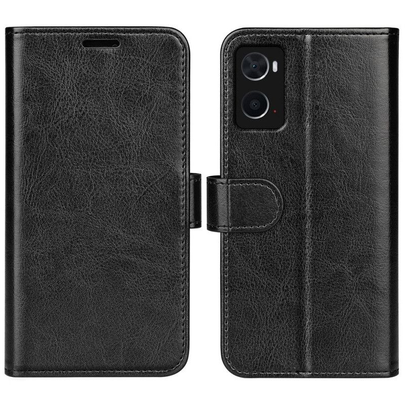 Kožené Puzdro Realme 9i Magnetická Spona S Textúrou Crazy Horse