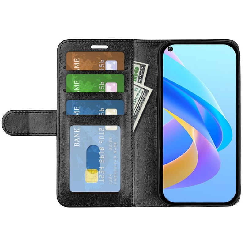 Kožené Puzdro Realme 9i Magnetická Spona S Textúrou Crazy Horse