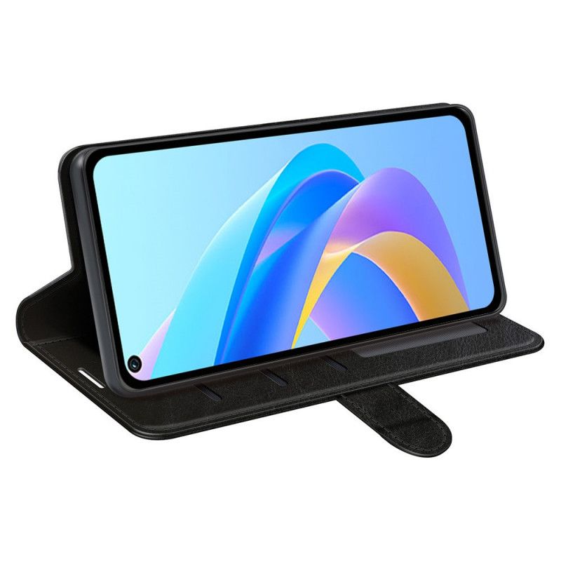 Kožené Puzdro Realme 9i Magnetická Spona S Textúrou Crazy Horse