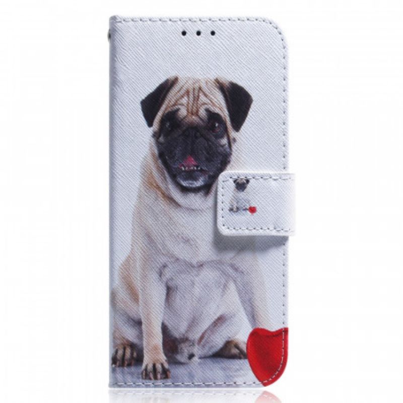 Kožené Puzdro Realme 9i Mops Pes