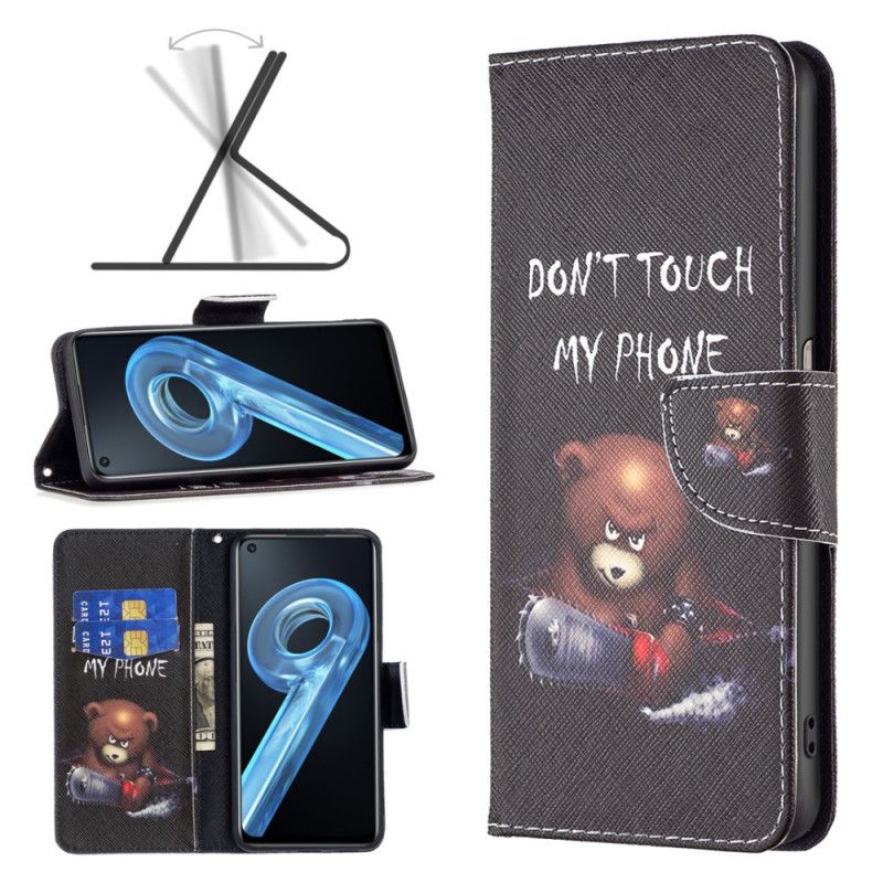 Kožené Puzdro Realme 9i Nebezpečný Medveď