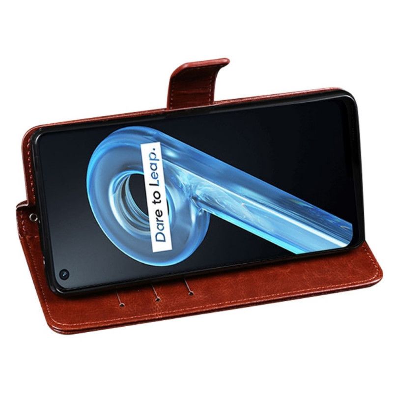 Kožené Puzdro Realme 9i Umelá Koža Idewei