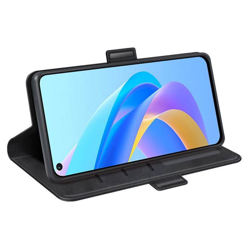 Kožené Puzdro Realme 9i Umelá Koža So Šikmým Držiakom Na Karty