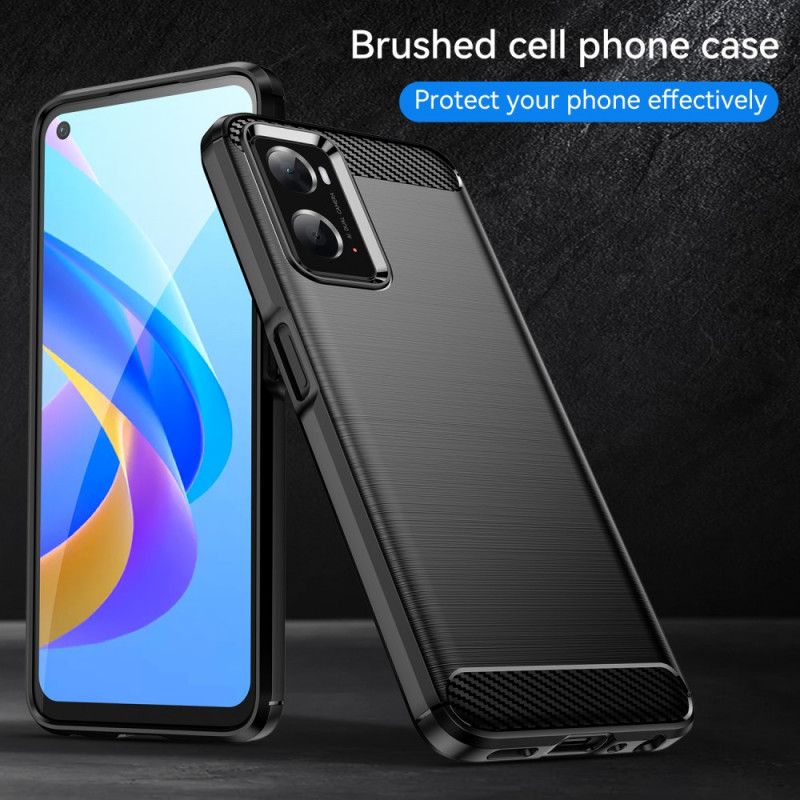 Kryt Realme 9i Kartáčované Uhlíkové Vlákno