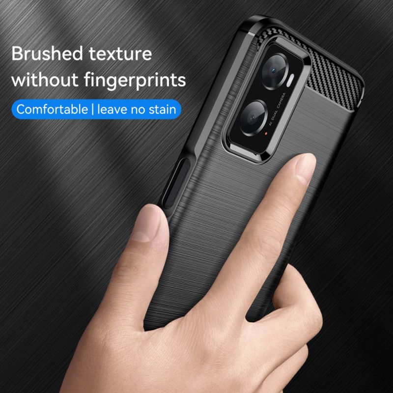 Kryt Realme 9i Kartáčované Uhlíkové Vlákno