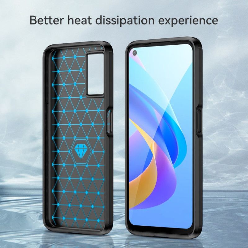 Kryt Realme 9i Kartáčované Uhlíkové Vlákno