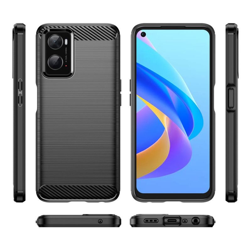 Kryt Realme 9i Kartáčované Uhlíkové Vlákno
