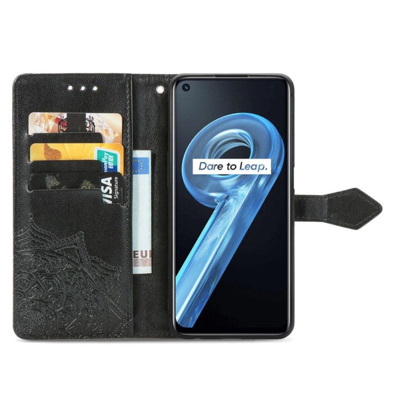 Peňaženkový Kryt Realme 9i Stredoveká Mandala