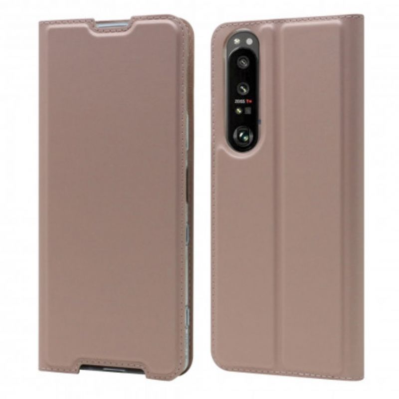 Flipové Puzdro Sony Xperia 1 III Kožené Puzdro Magnetická Spona