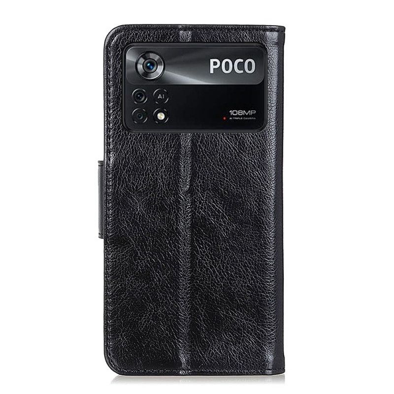 Kožené Puzdro Poco X4 Pro 5G Delená Koža Nappa