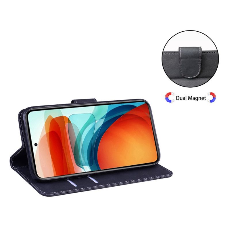 Kožené Puzdro Poco X4 Pro 5G Tlač Motýľov