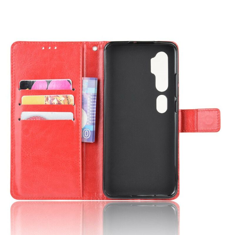 Kožené Puzdro Xiaomi Mi Note 10 / 10 Pro Krikľavá Umelá Koža