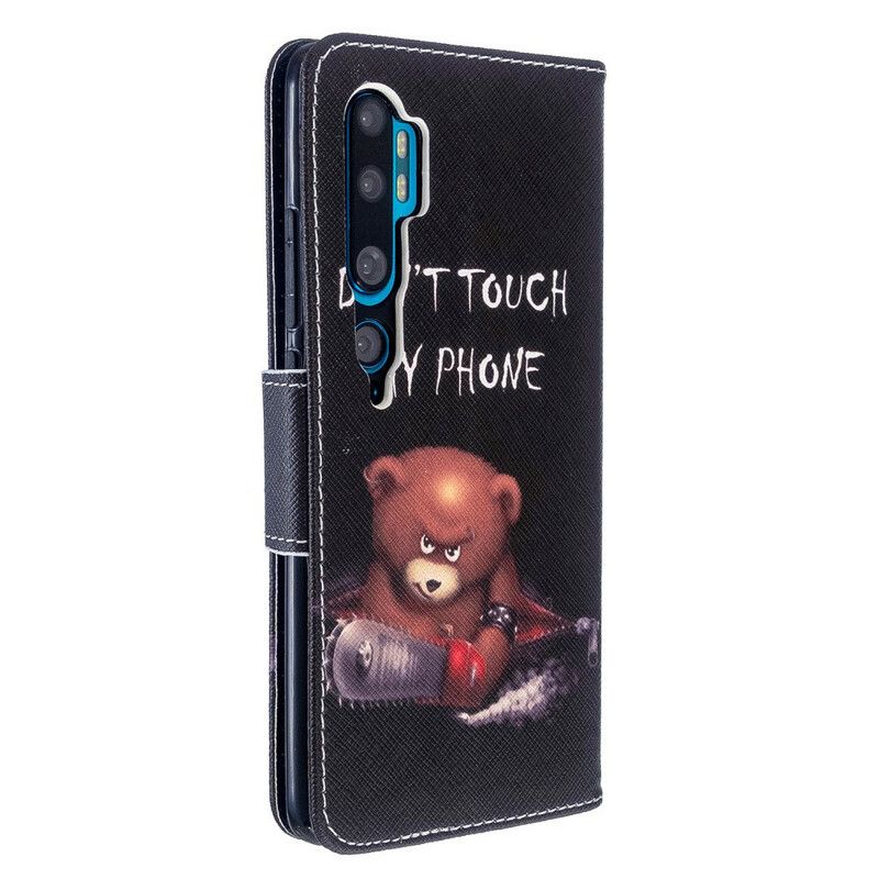 Kožené Puzdro Xiaomi Mi Note 10 / 10 Pro Nebezpečný Medveď