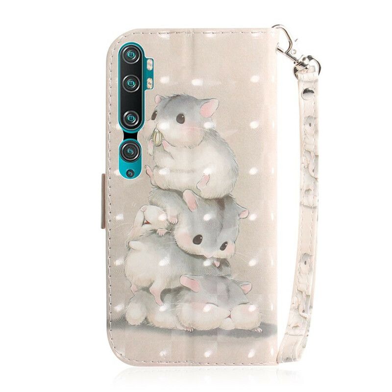 Kožené Puzdro Xiaomi Mi Note 10 / 10 Pro Tangá Škrečky