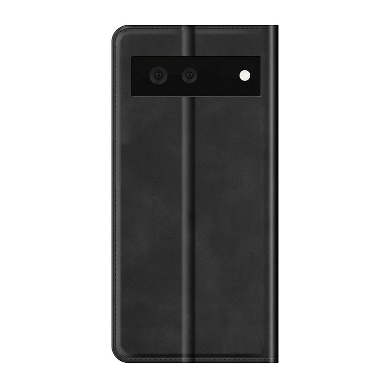 Flipové Puzdro Google Pixel 6 Kožené Puzdro Dotyk Pokožky