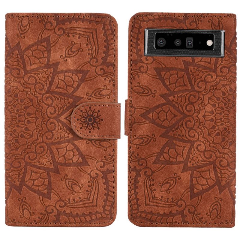 Kožené Puzdro Google Pixel 6 Barokovo-mandala
