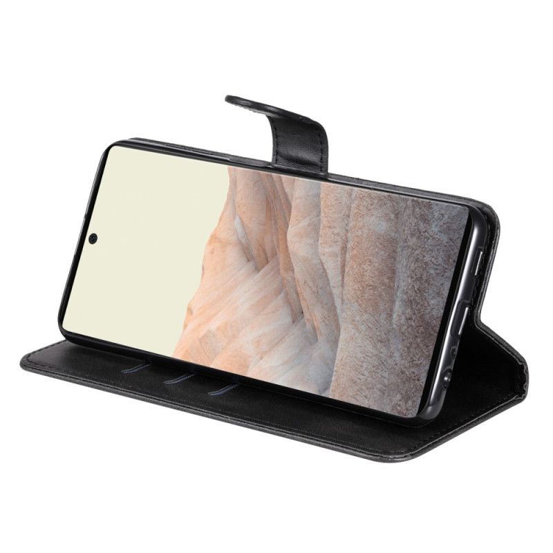 Kožené Puzdro Google Pixel 6 Vintage Peňaženka Na Mince
