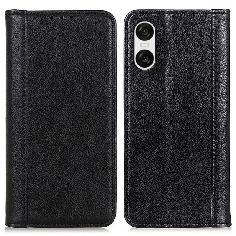 Flipové Puzdro Sony Xperia 10 Vi Kryt Na Mobil Štiepaná Koža