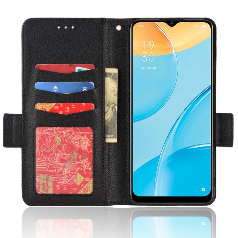 Kožené Puzdro Oppo A15 Flipové Puzdro Klapka Double Litchi Nové Farby