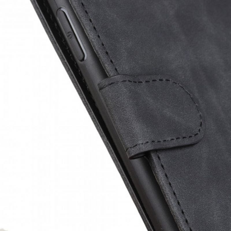 Kožené Puzdro Oppo A15 Matná Vintage Leather Effect Khazneh