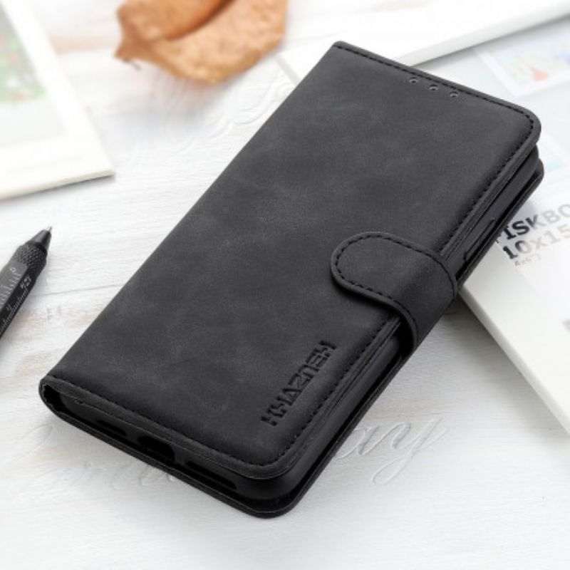 Kožené Puzdro Oppo A15 Matná Vintage Leather Effect Khazneh