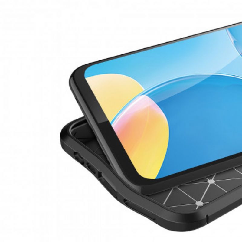Kryt Oppo A15 Leather Effect Litchi Double Line
