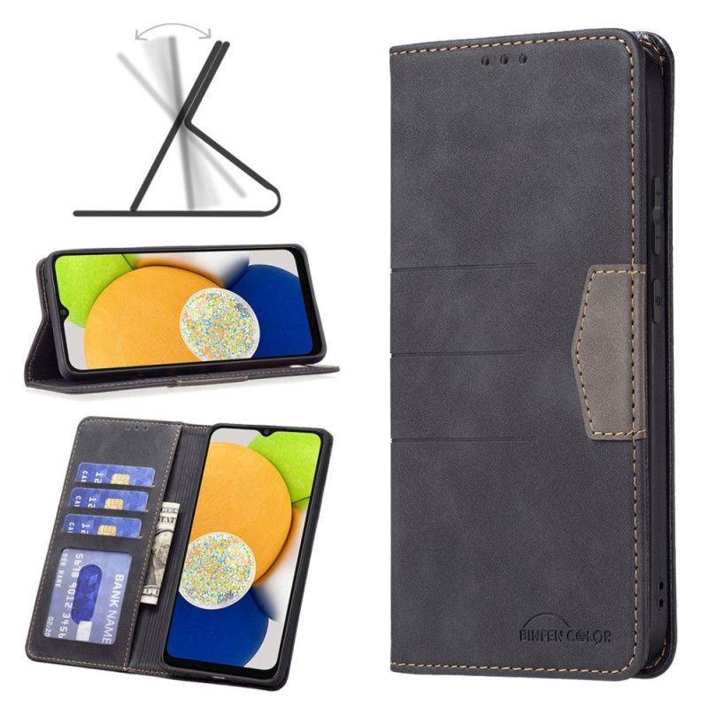 Flipové Puzdro Samsung Galaxy M23 5G Kožené Puzdro Farba Binfen