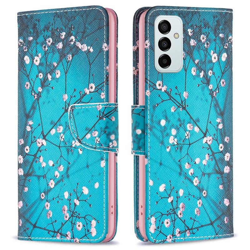 Kožené Puzdro Samsung Galaxy M23 5G Dekorácia Stromčeka