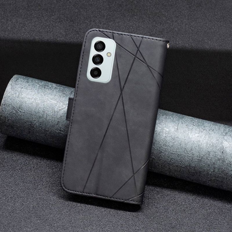Kožené Puzdro Samsung Galaxy M23 5G Farebné Trojuholníky Binfen