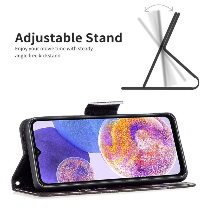 Kožené Puzdro Samsung Galaxy M23 5G Nebezpečný Medveď