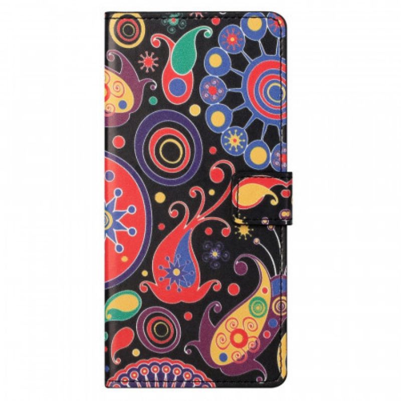 Peňaženkový Kryt Samsung Galaxy M23 5G Vzor Galaxie