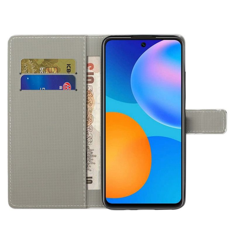 Peňaženkový Kryt Samsung Galaxy M23 5G Vzor Galaxie